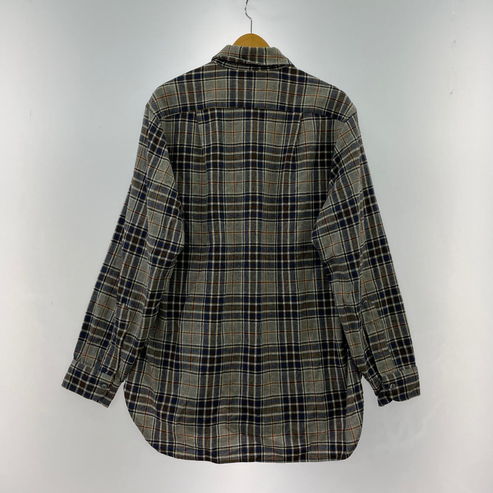 長袖シャツ PENDLETON チェックシャツ ウール100
