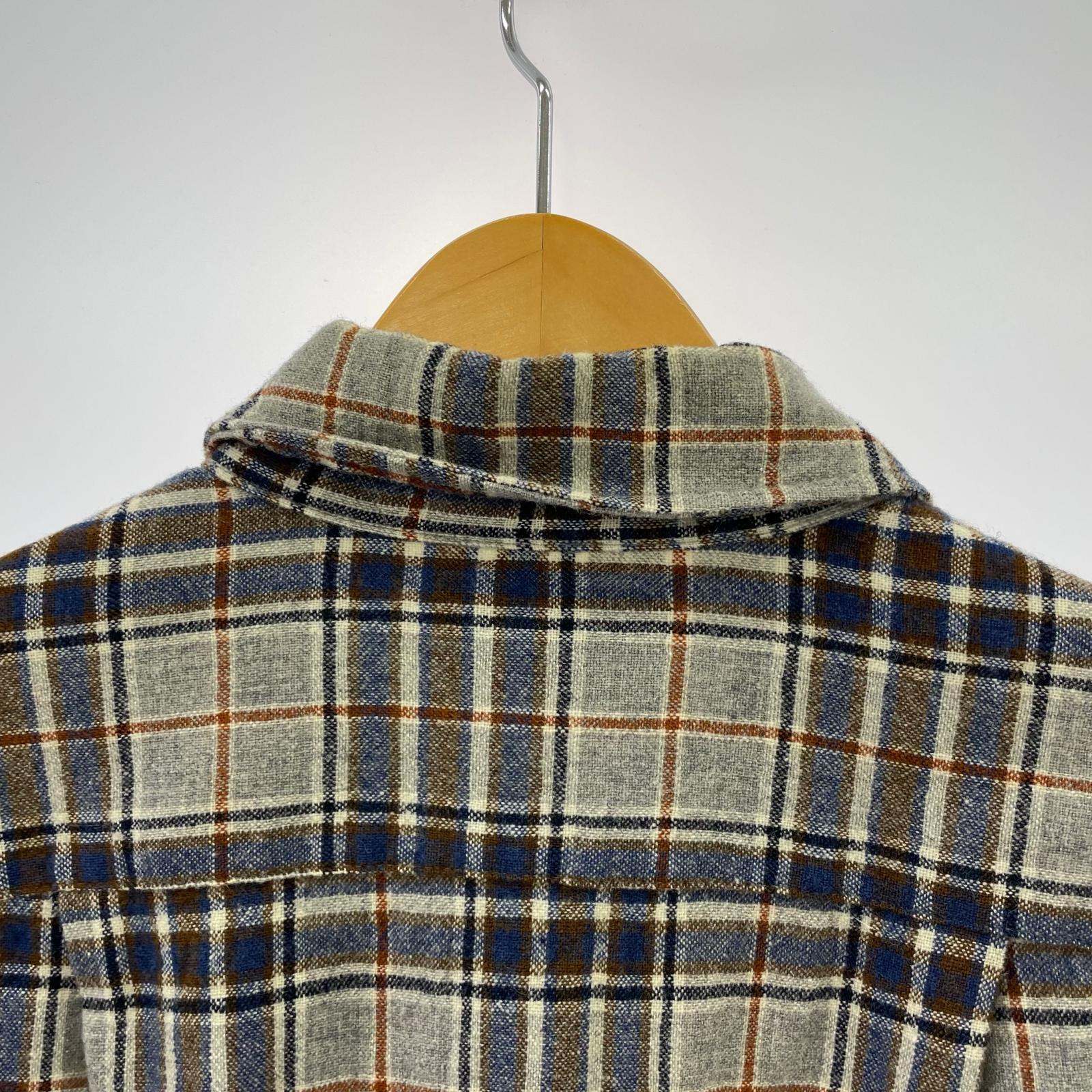 長袖シャツ PENDLETON チェックシャツ ウール100