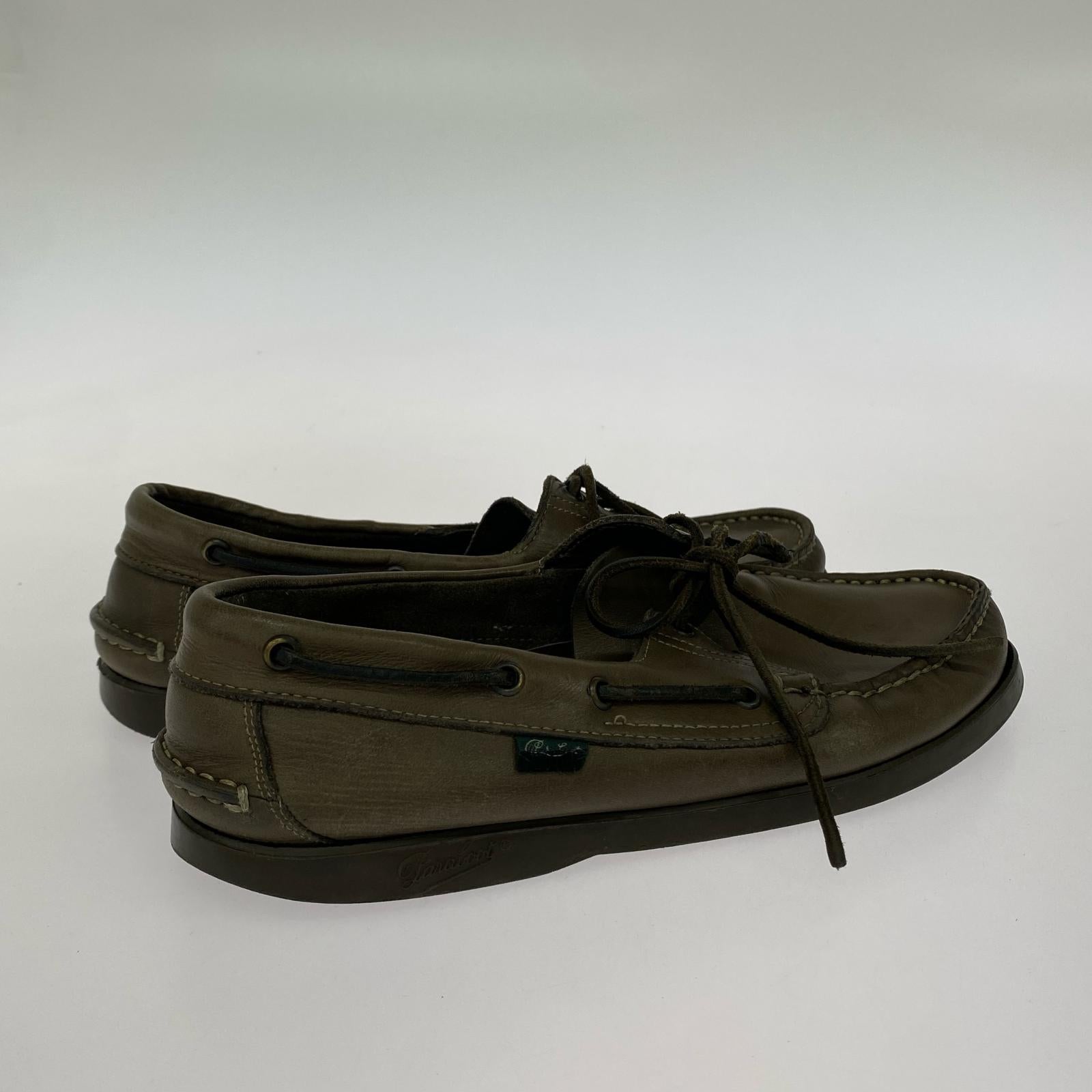 シューズ Paraboot デッキシューズ - 茶 ブラウン
