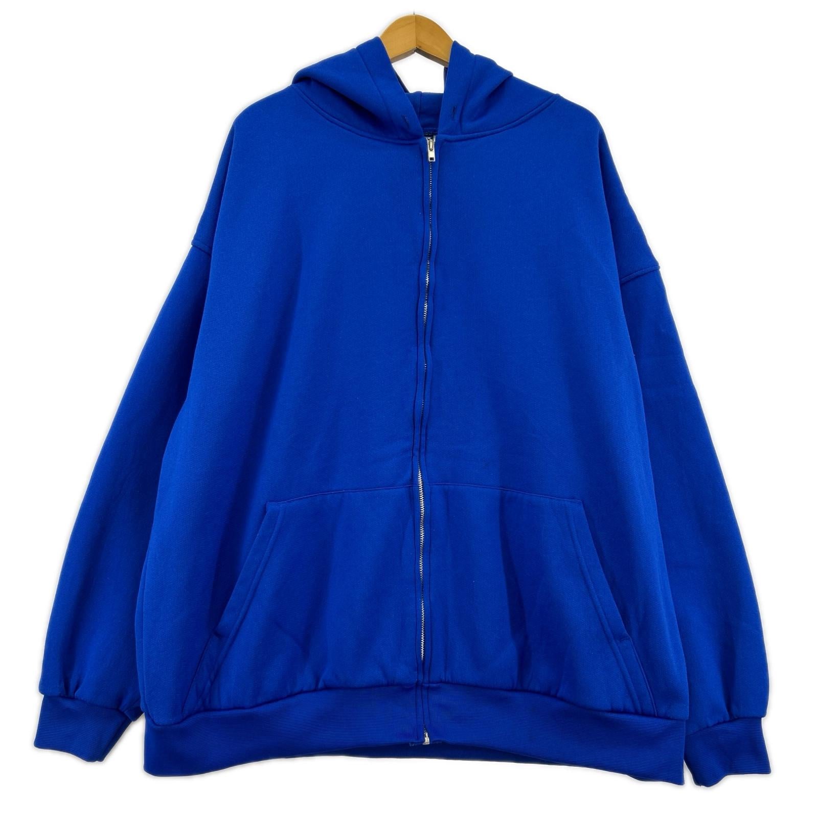 パーカー PLUMA 裏サーマル 青 (2XL) ブルー