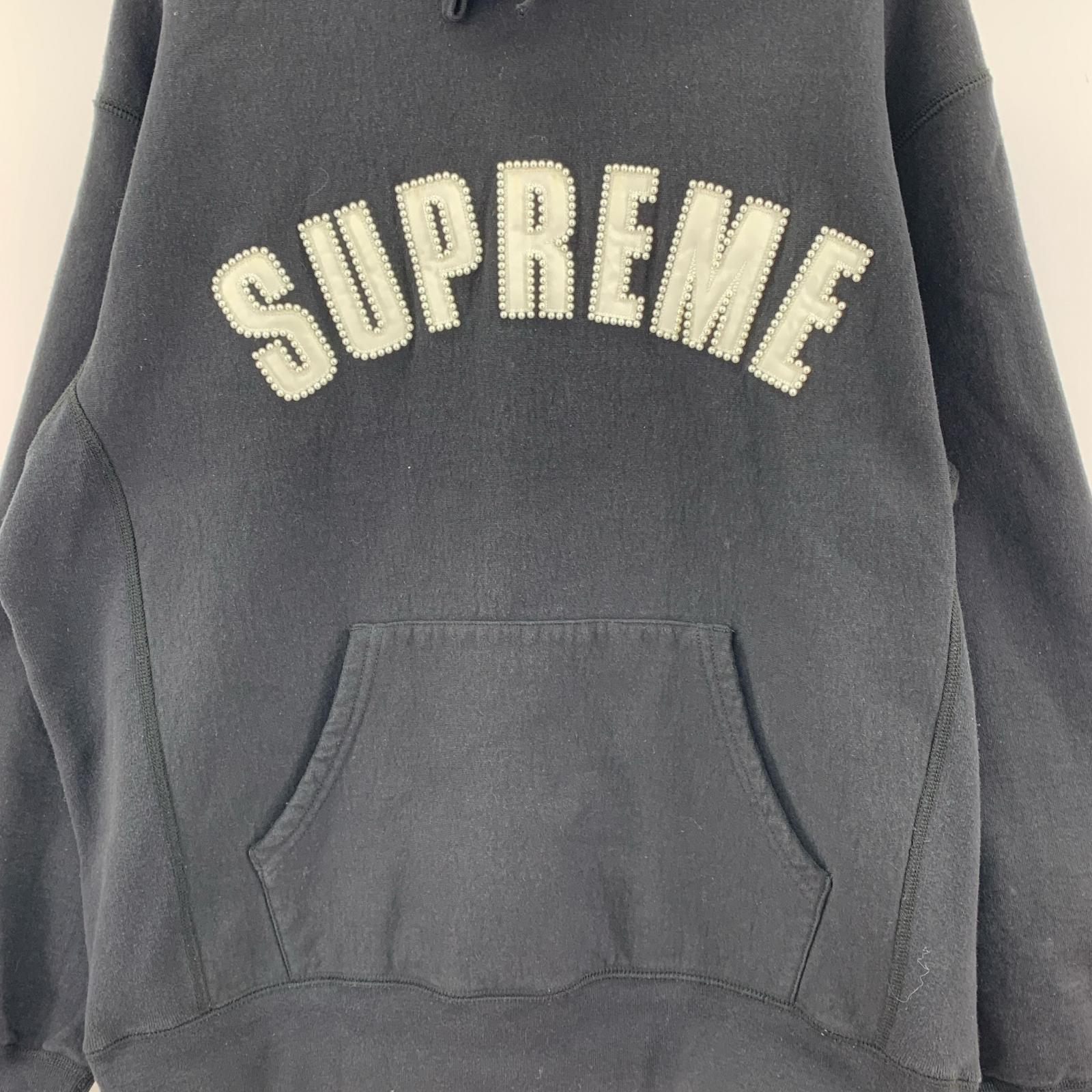 パーカー Pearl Logo Hooded ブラック L ブラック