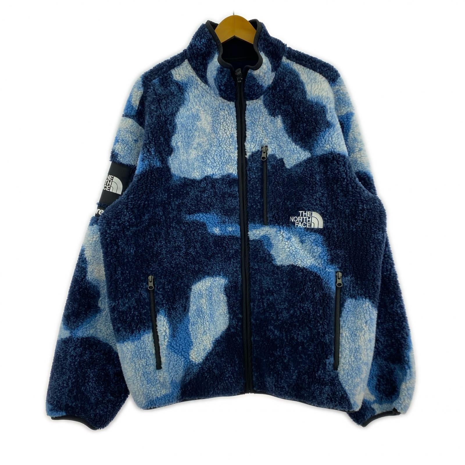 ジャケット Bleached Denim Print Fleece
