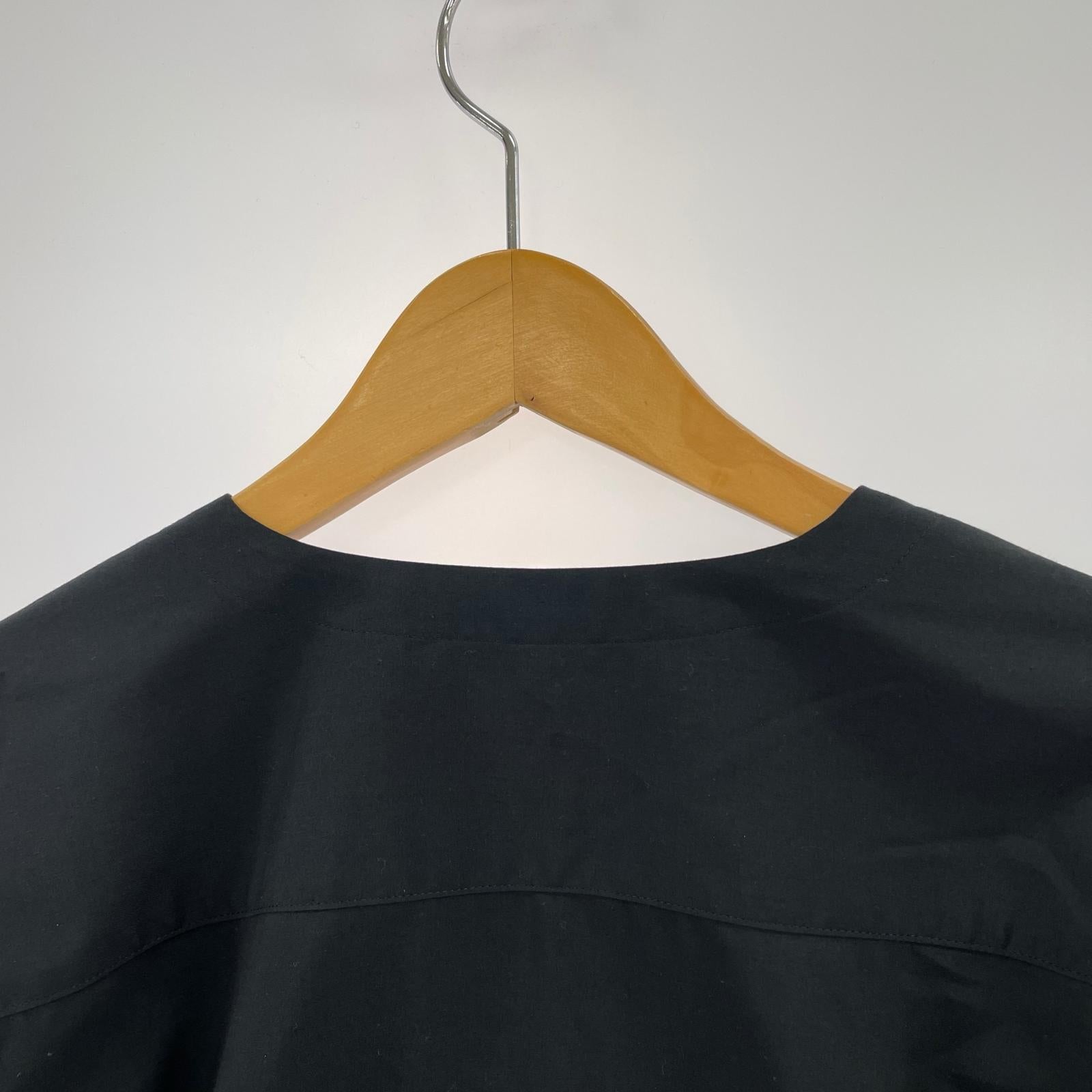 長袖シャツ ISSEY MIYAKE 132.5 ノーカラーシャツ 2 ブラック 2 ブラック