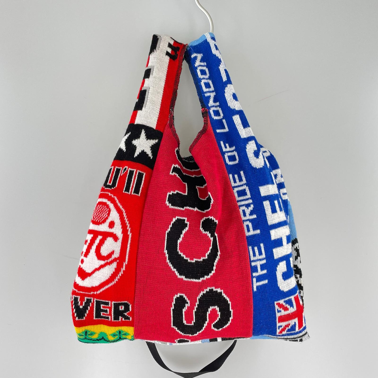 ショルダーバッグ CHANGES VINTAGE SOCCER SCARF BAG マルチカラー