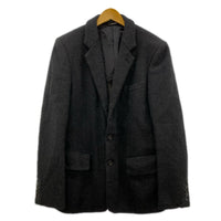 テーラードジャケット HOMME DEUX ウール 2B 黒 (XS) SS ブラック