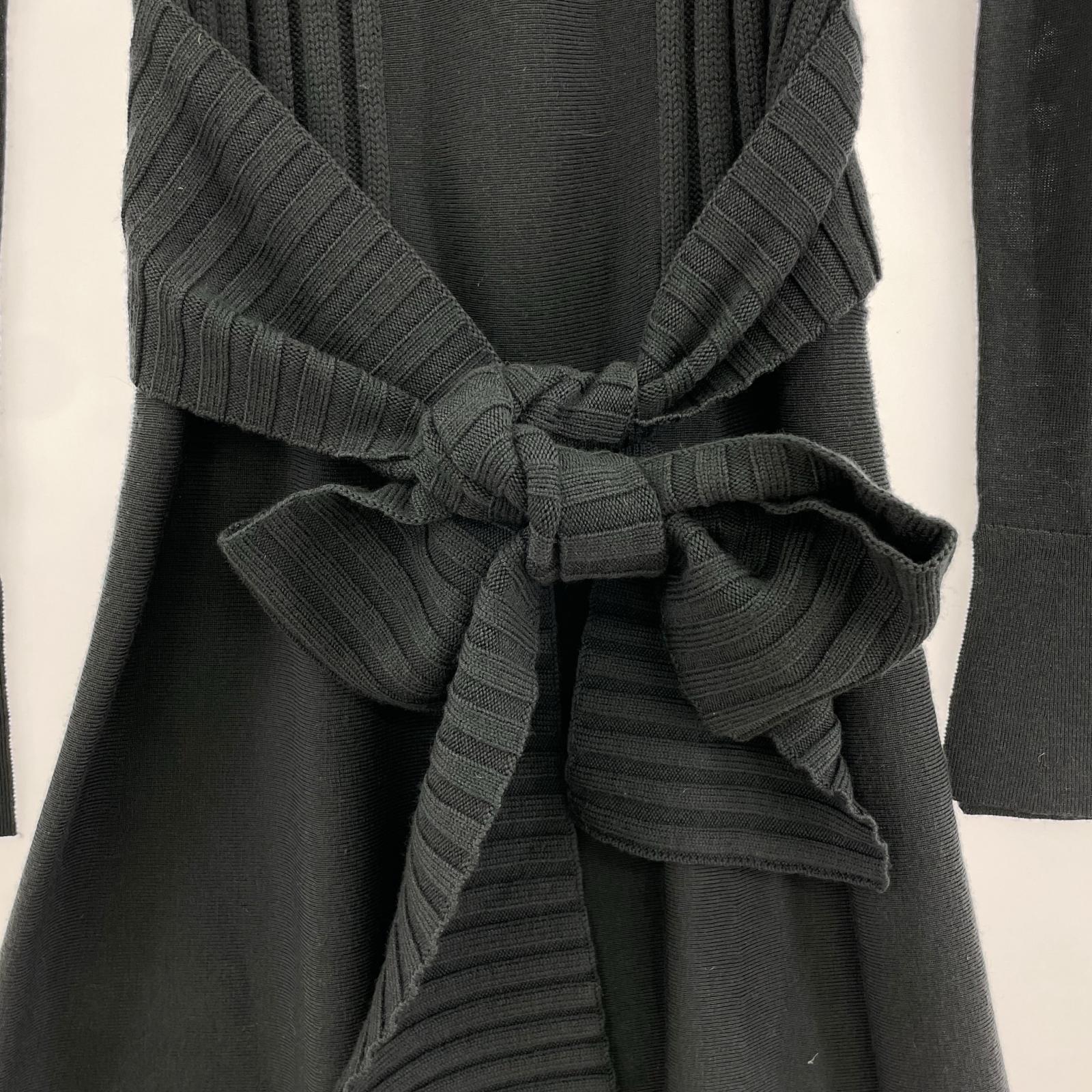 ワンピース DOROTHEE SCHUMACHER ニットL/Sワンピース 黒