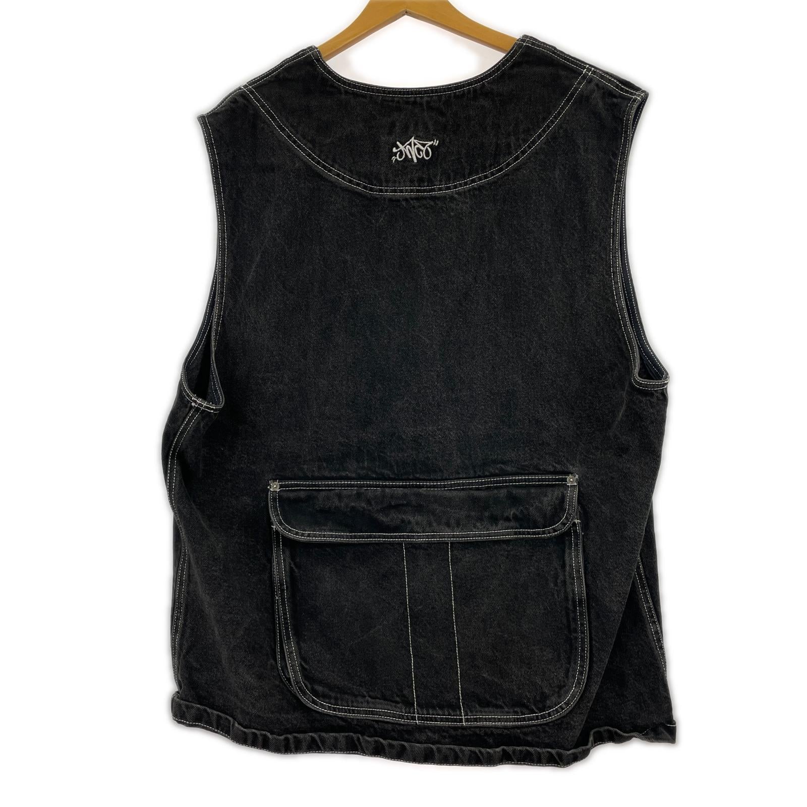 長袖シャツ JNCO デニムベスト BLK