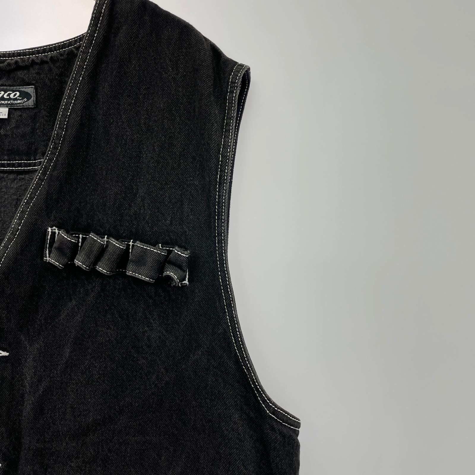 長袖シャツ JNCO デニムベスト BLK