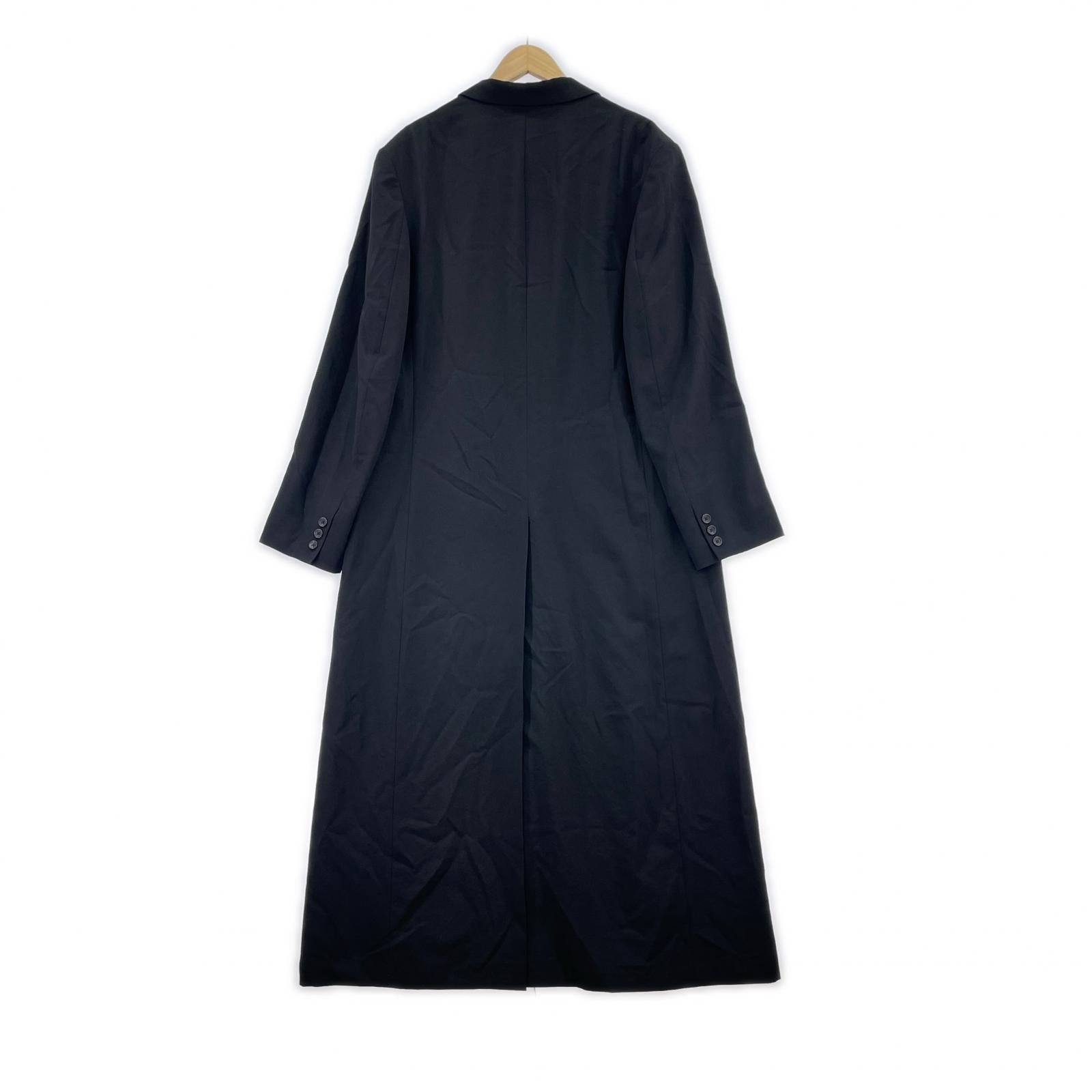 ジャケット Yohji Yamamoto POUR HOMME WOOL GABARDINE COLLAR BUTTON JACKET 4 ブラック ブラック