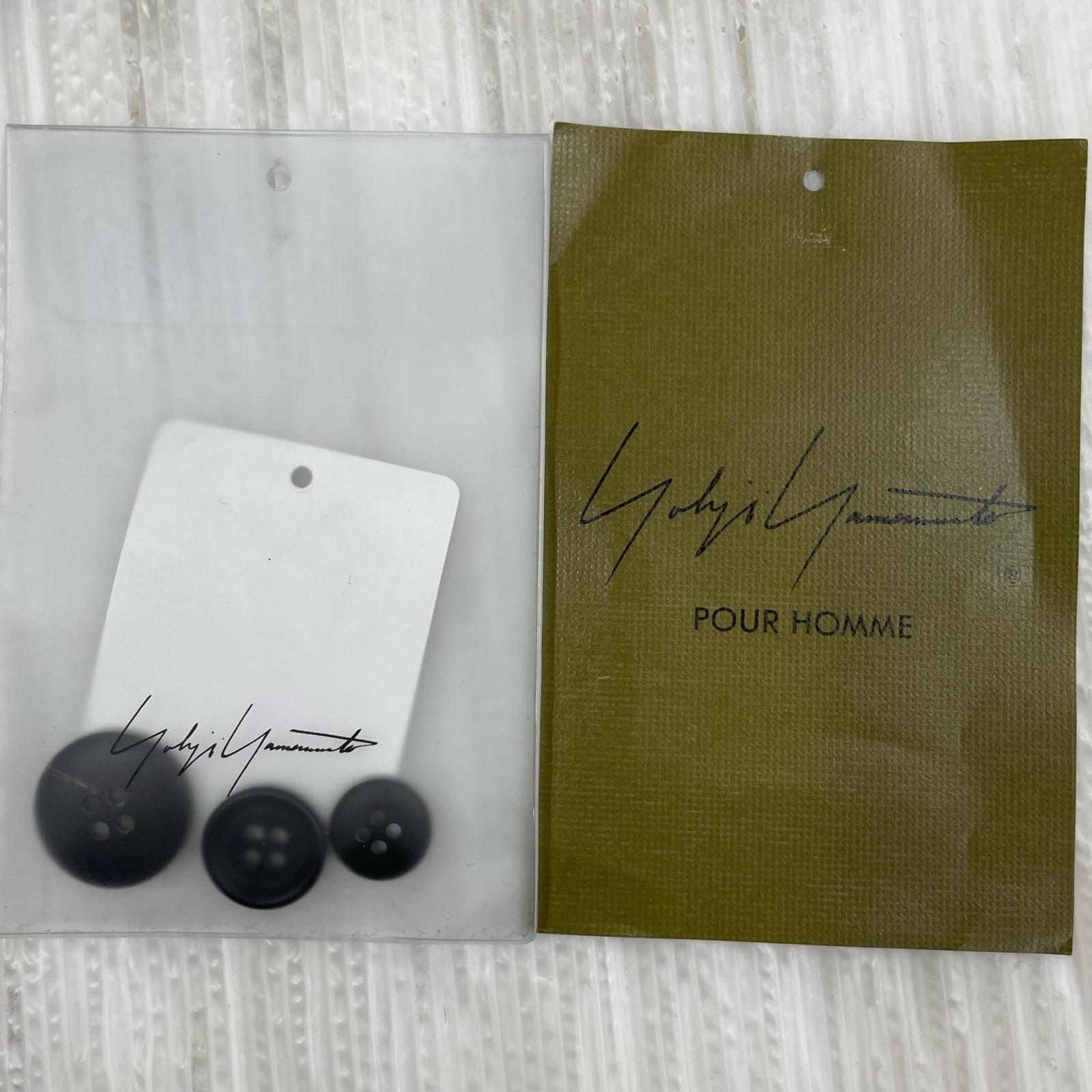 ジャケット Yohji Yamamoto POUR HOMME WOOL GABARDINE COLLAR BUTTON JACKET 4 ブラック ブラック