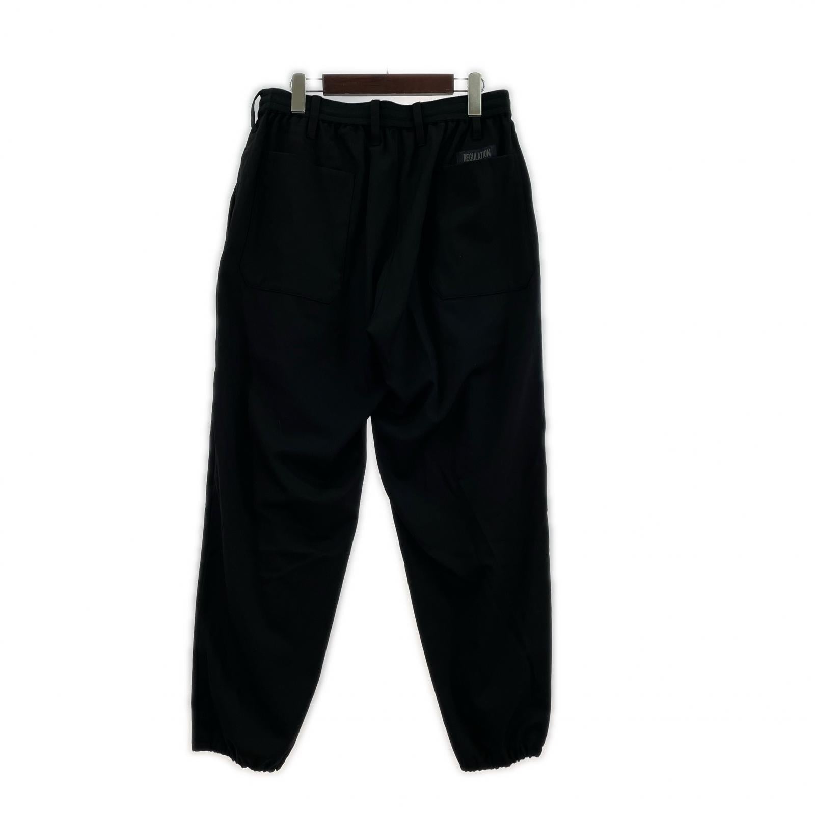 パンツ REGULATION Yohji Yamamoto ウールギャバジンパンツ 2 ブラック 2 ブラック