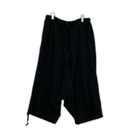 パンツ Yohji Yamamoto POUR HOMME ウールギャバ 定番サルエルパンツ 3 ブラック 3 ブラック
