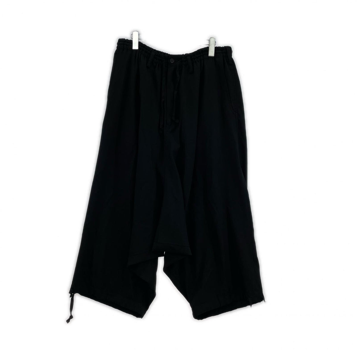 パンツ Yohji Yamamoto POUR HOMME ウールギャバ 定番サルエルパンツ 3 ブラック 3 ブラック