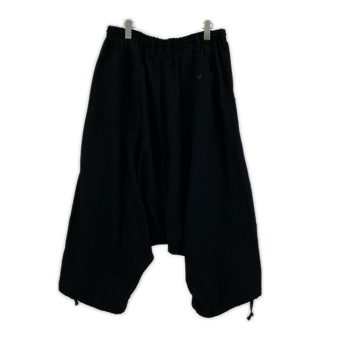 パンツ Yohji Yamamoto POUR HOMME ウールギャバ 定番サルエルパンツ 3 ブラック 3 ブラック