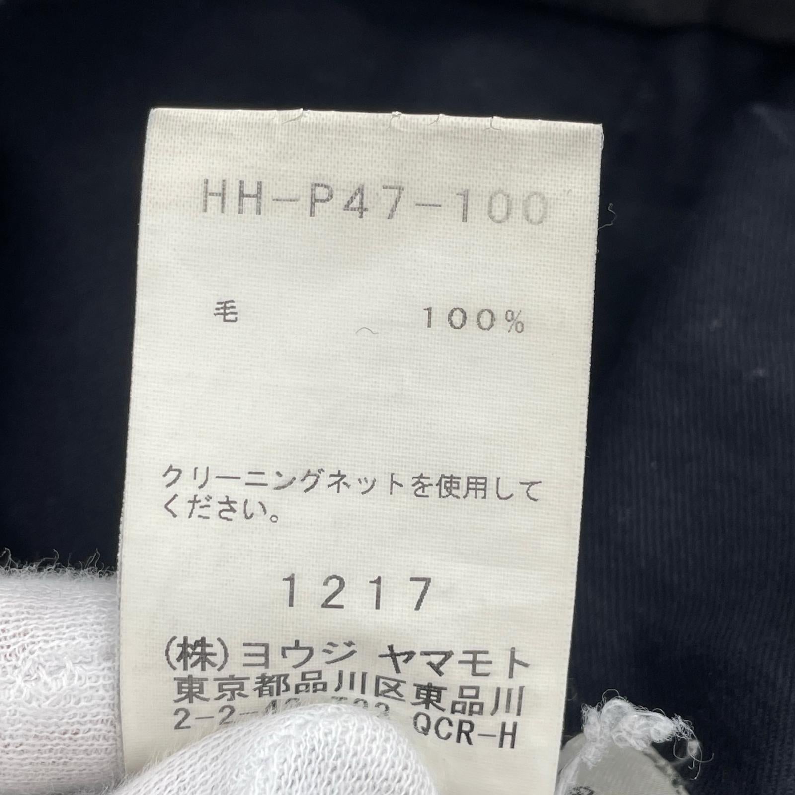 パンツ Yohji Yamamoto POUR HOMME ウールギャバ 定番サルエルパンツ 3 ブラック 3 ブラック