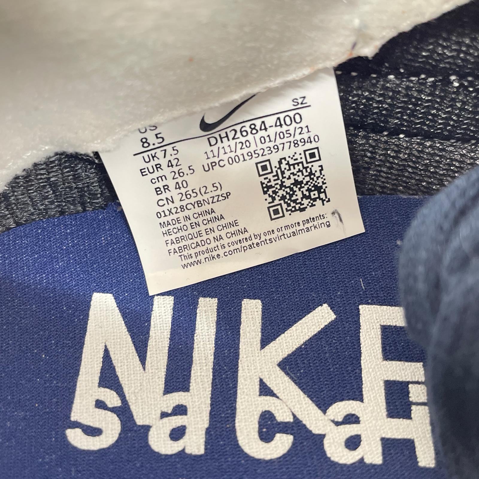 スニーカー ×sacai×フラグメント LD Waffle 26.5cm 26.5cm (US8 1/2 UK8 EU43)
