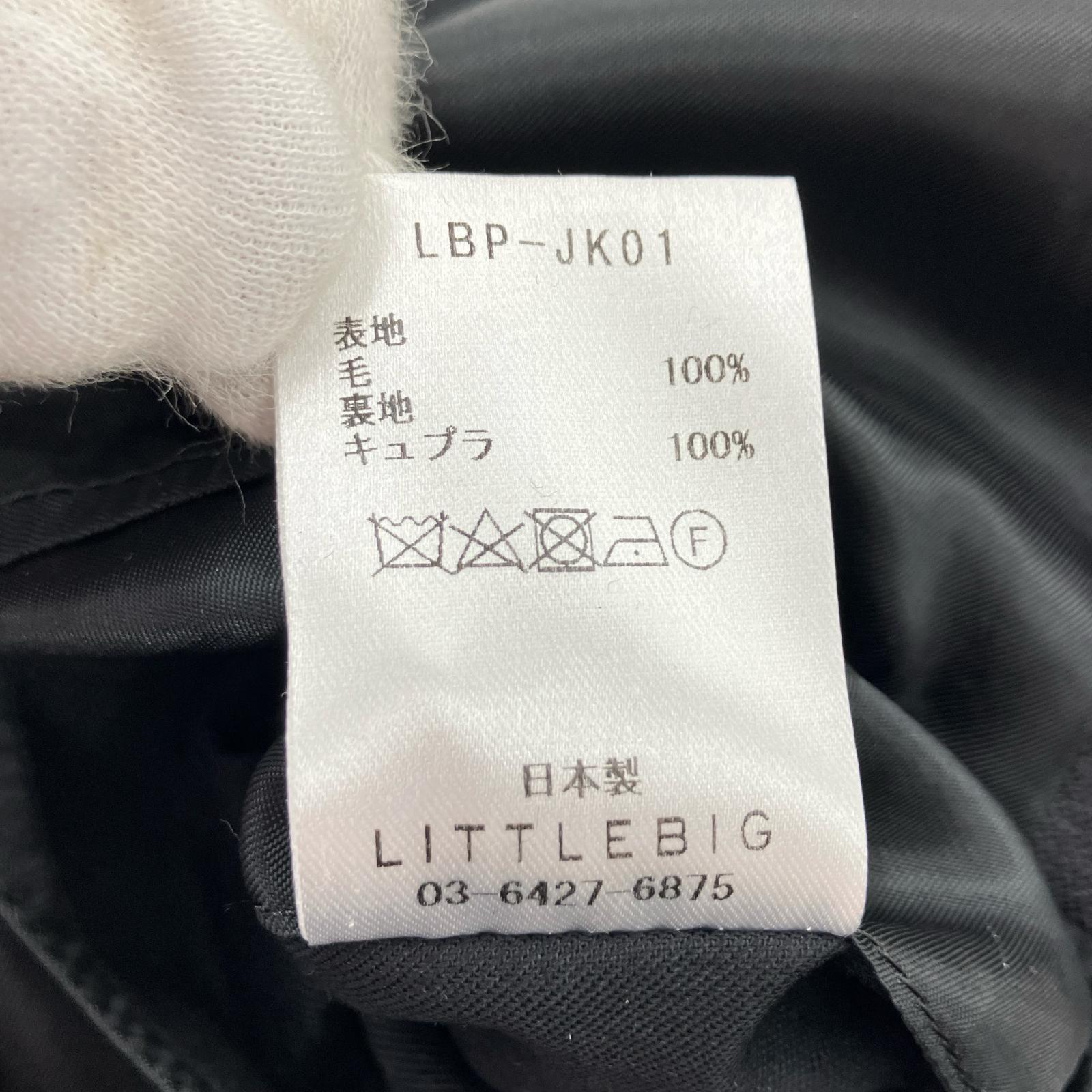 ジャケット LITTLEBIG ジャガードダブルブレストセットアップ 46 ブラック 46 ブラック