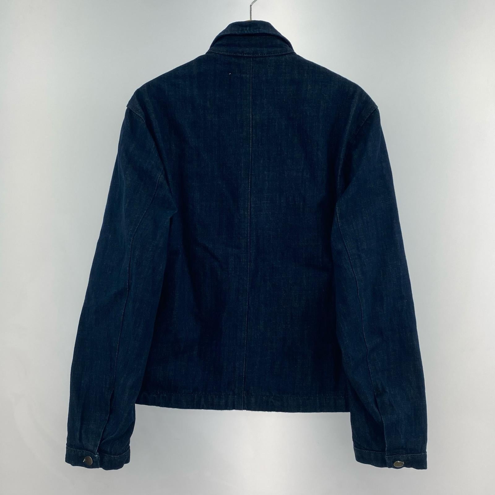 ジャケット ZARA トグルボタンデニム ファイヤーマンジャケット S インディゴ S ブルー