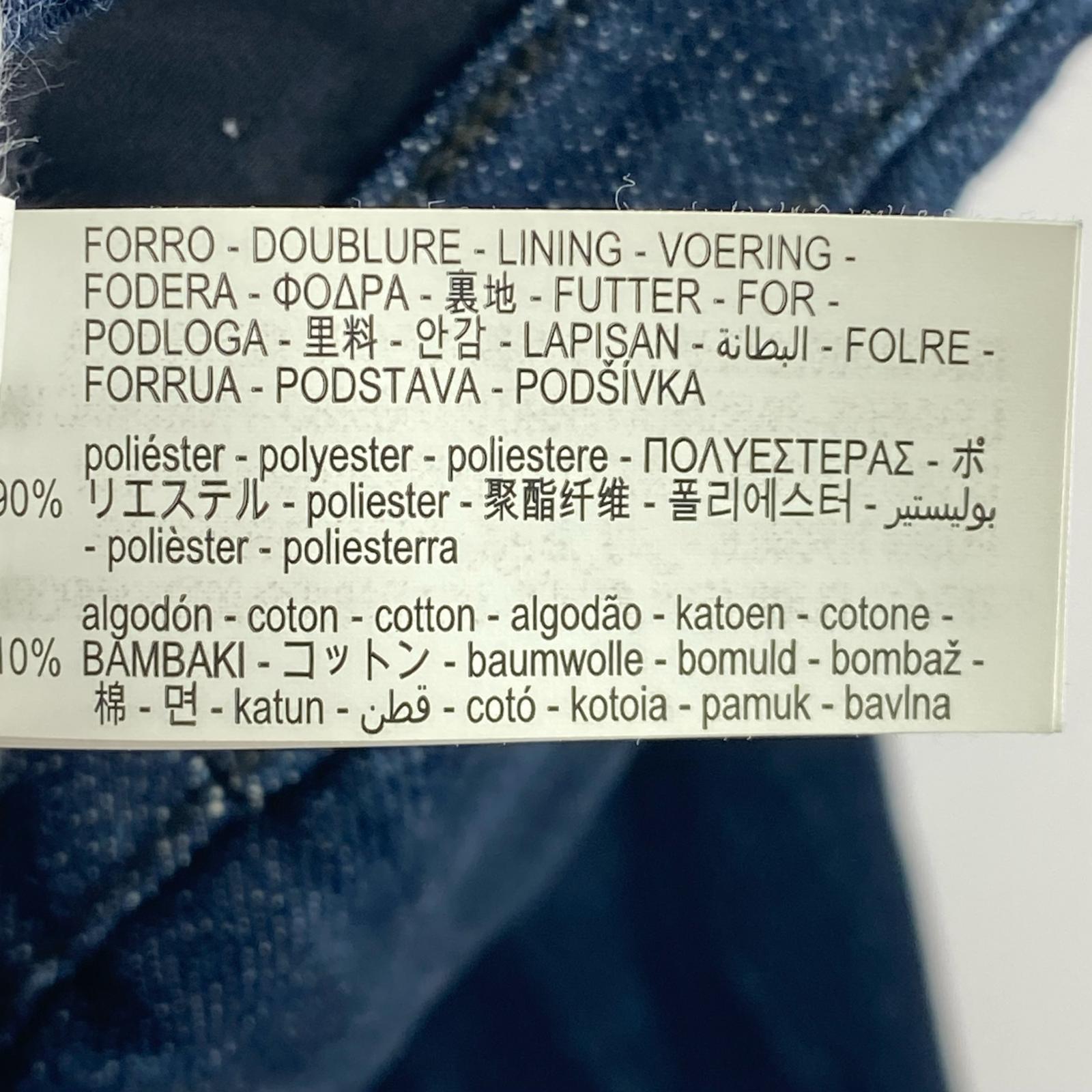 ジャケット ZARA トグルボタンデニム ファイヤーマンジャケット S インディゴ S ブルー