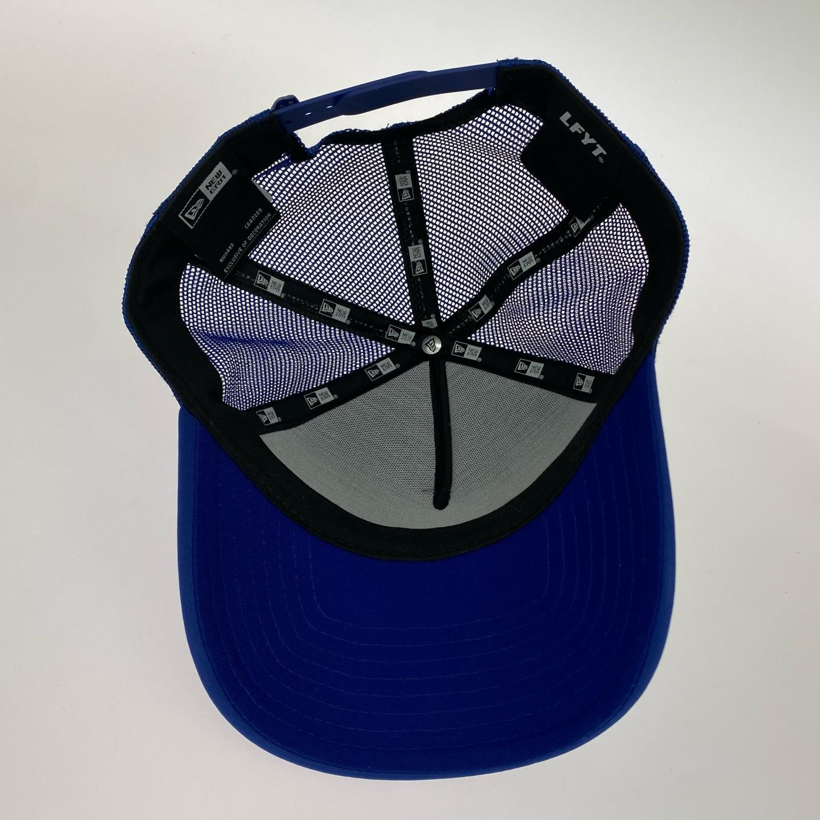 キャップ LFYT × NEW ERA メッシュ ロゴ 青 ブルー