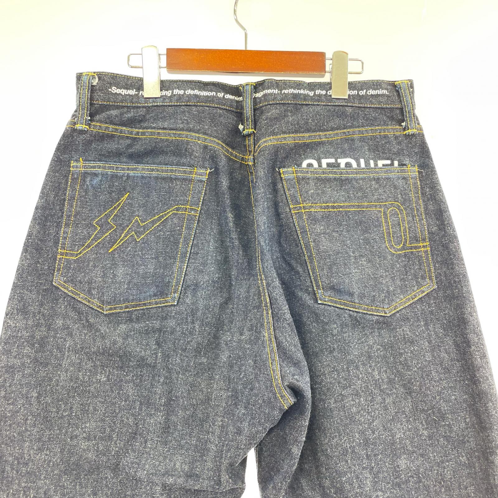 デニムパンツ ×Fragment リジッドデニム L ネイビー