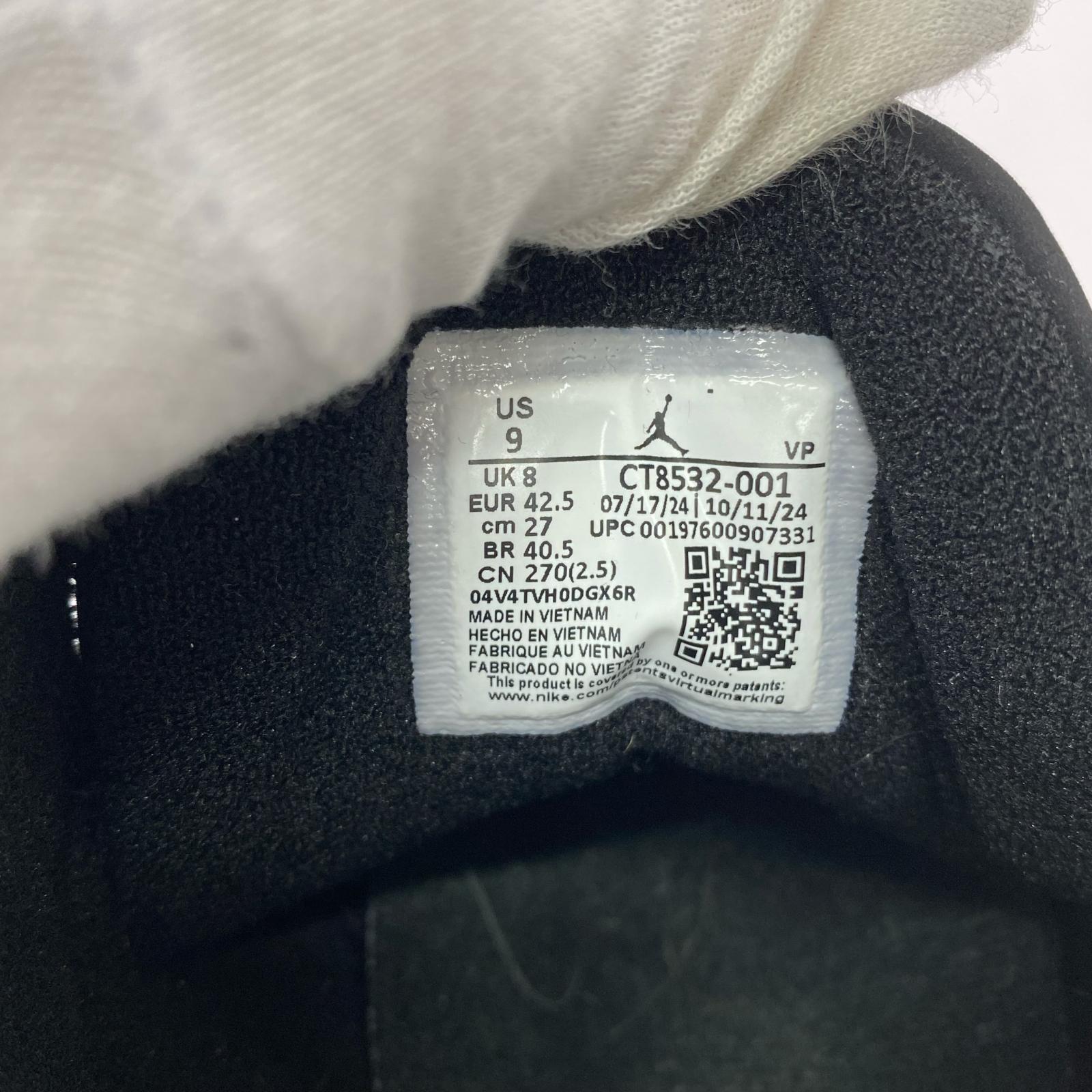 スニーカー CT8532-001 AJ3 RETRO 27.0cm 27cm (US9 UK8 1/2 EU44) ブラック
