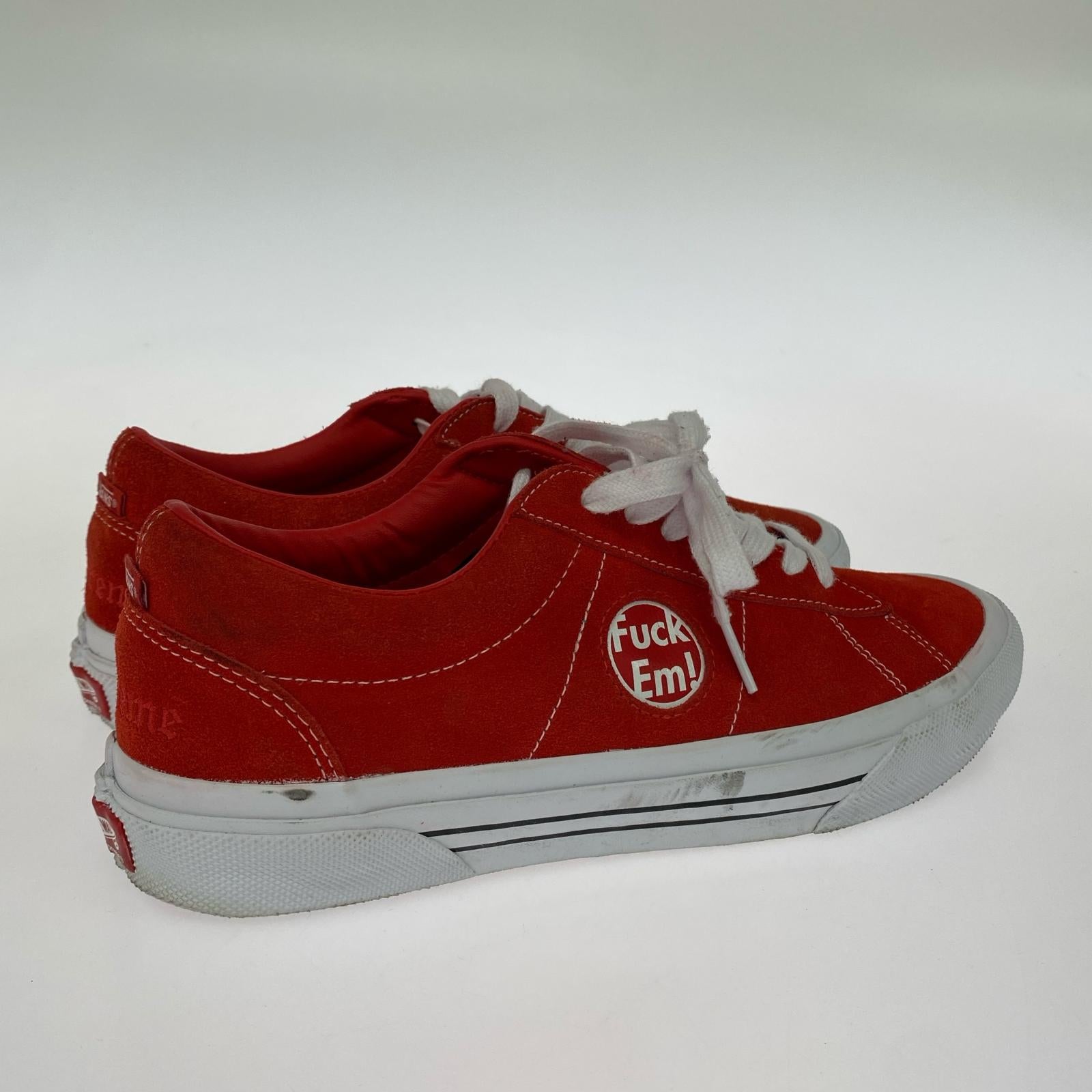 スニーカー Supreme×VANS 24SS Sid S Fuck Em Red 28.0cm 赤 28cm (US10 UK9 1/2 EU46)