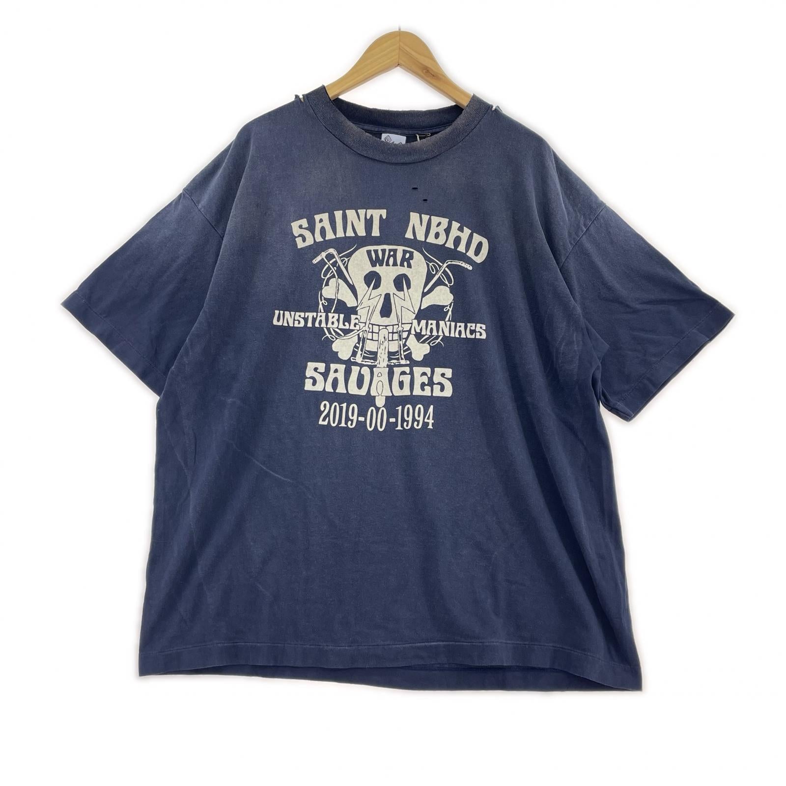 半袖Tシャツ ×NEIGHBORHOOD SS Tee STHD.SAINTNBHD XL ネイビー