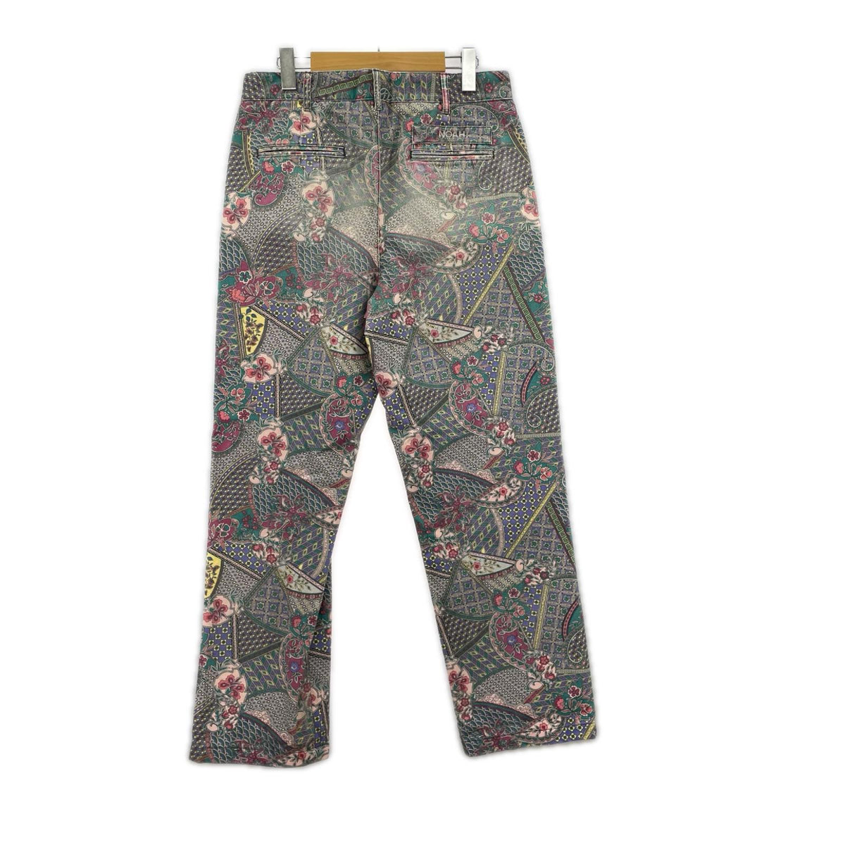 パンツ ストレートタックパンツ ペイズリー柄 (W30) 30 マルチカラー