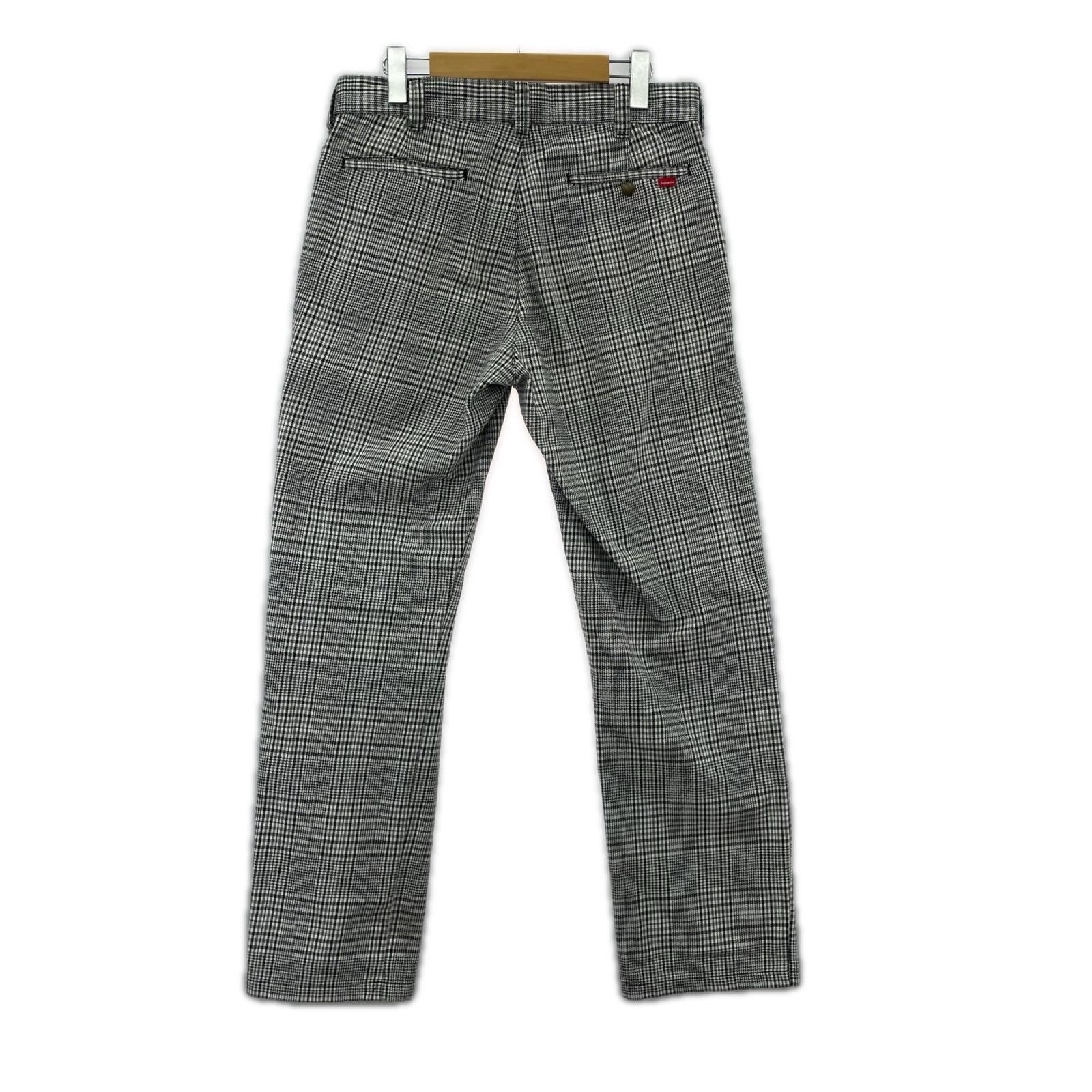 パンツ 18SS WORK PANT GREY PLAID (W32) 30