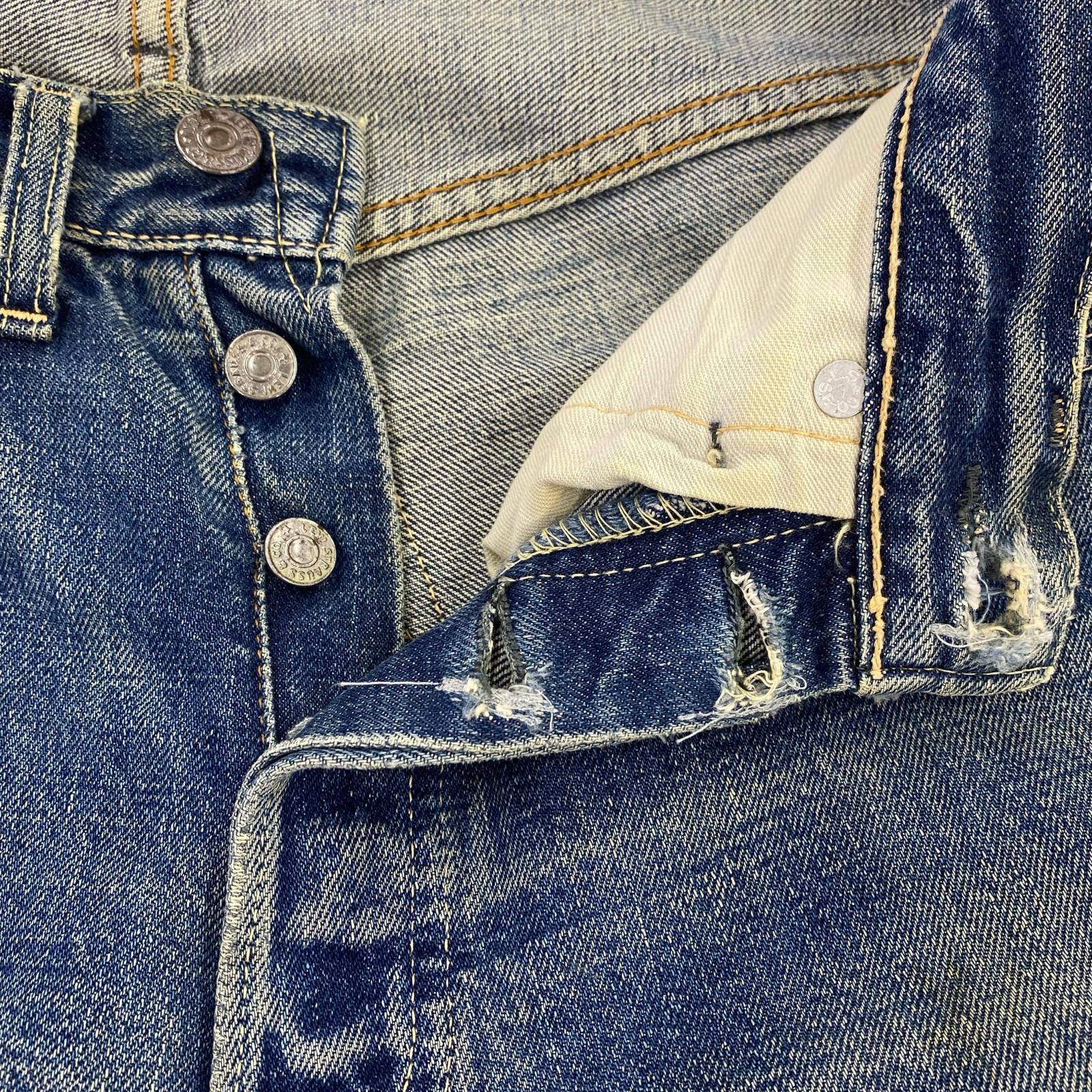 デニムパンツ BIGE 501 W28 ブルー