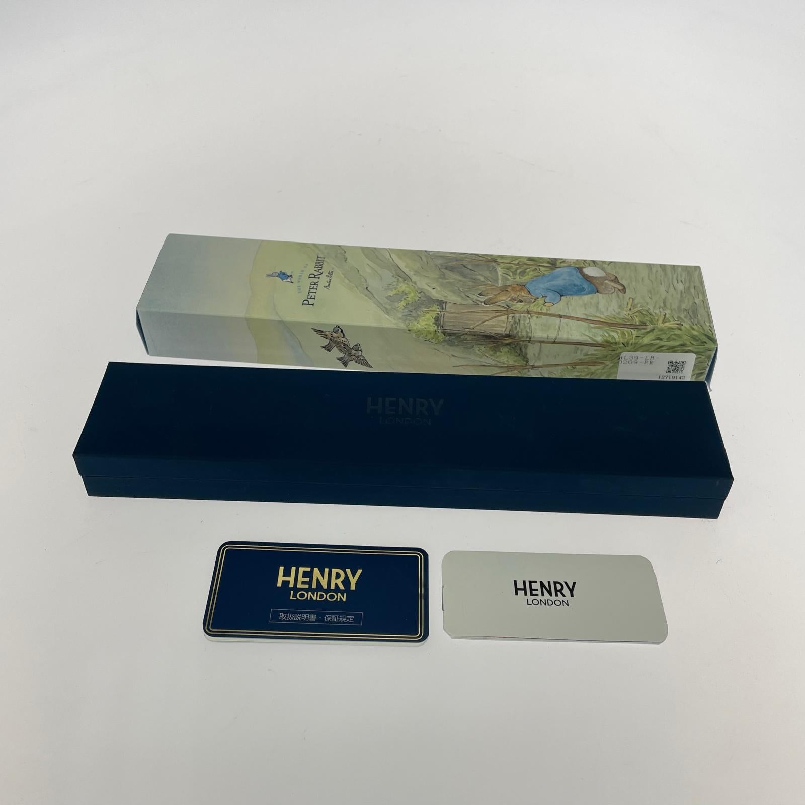 腕時計 HENLY LONDON HL39-LM-0209-PR グレー