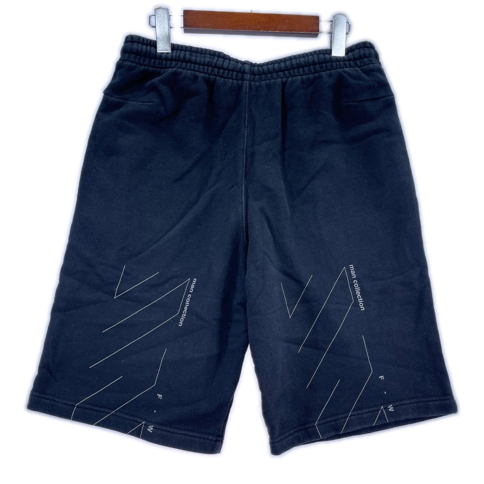 ショートパンツ OFF-WHITE Half sweatpants OMCI006E19E30003 黒 (M) M ブラック