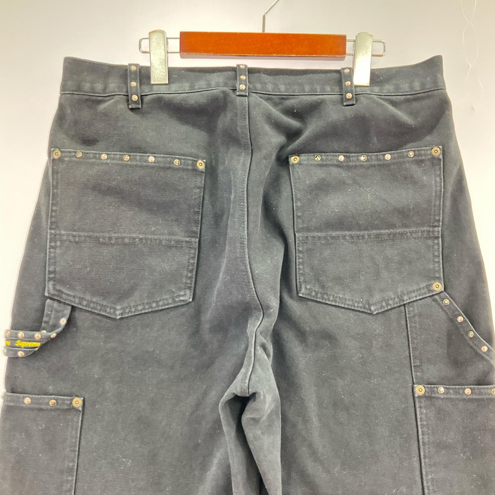 デニムパンツ ×b.b.simon 25AW Quilted Double Knee Painter Pant 34 ブラック
