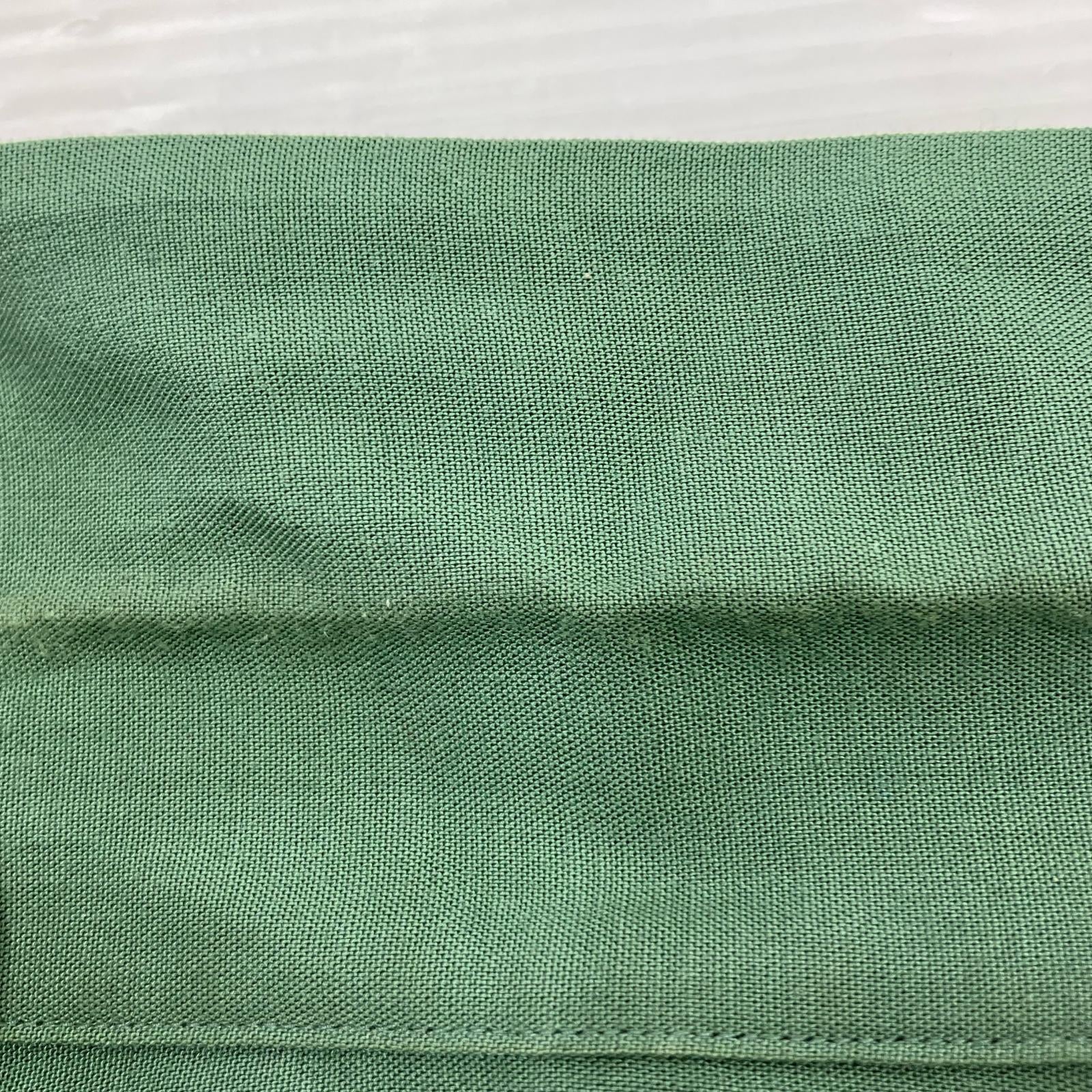 半袖シャツ SWITCHING 50s OPEN COLLAR SHIRT/緑 L グリーン