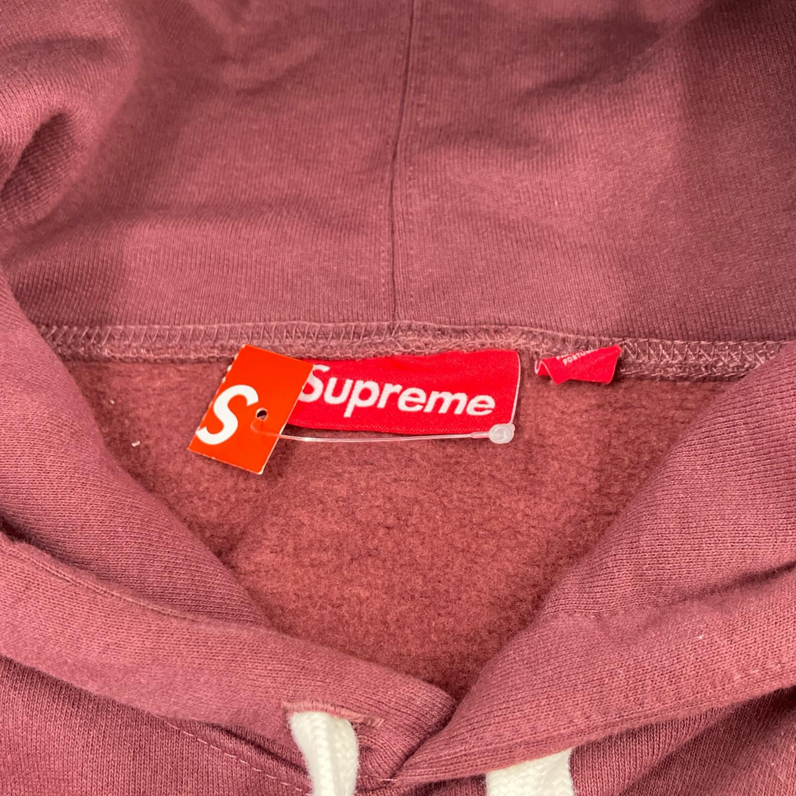パーカー 26ss small box hooded sweatshirt L RED L レッド