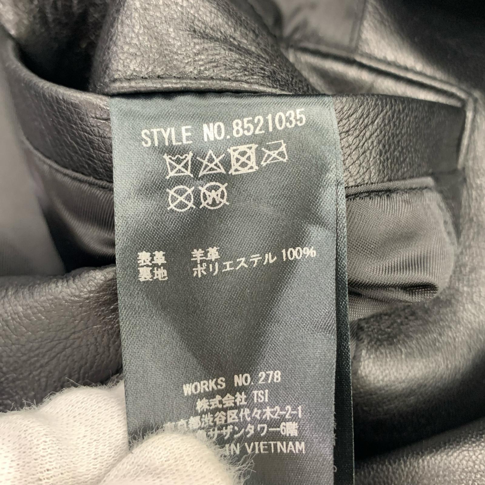 ジャケット Retro Grade ラムレザー ダブルライダース L L ブラック