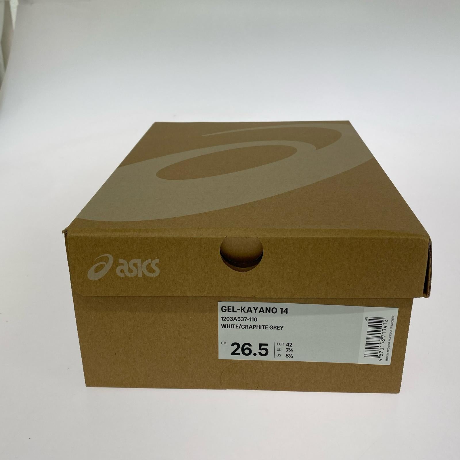 スニーカー GEL-KAYANO 14 (26.5) 1203A537-110 26.5cm (US8 1/2 UK8 EU43) シルバー