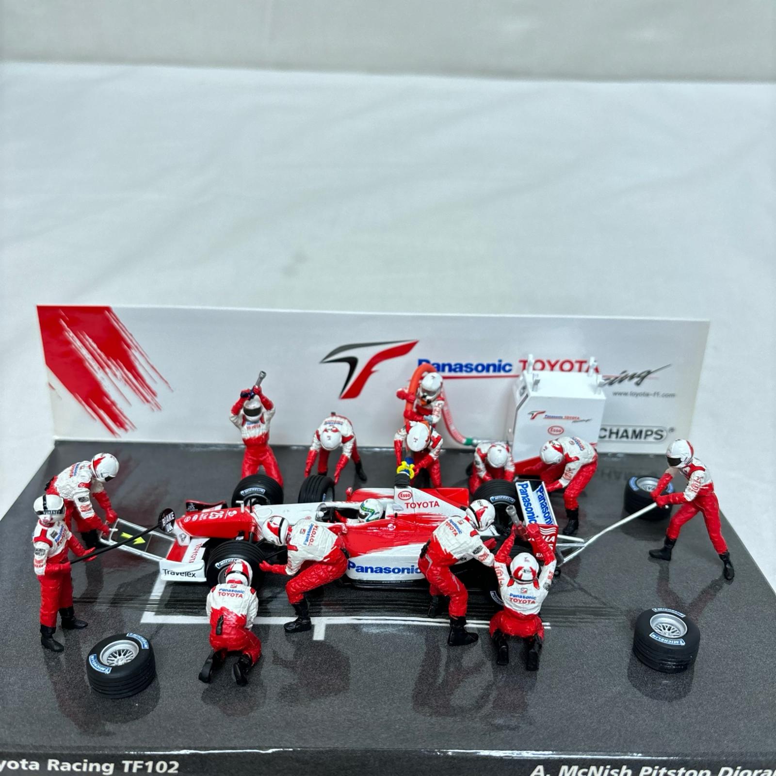 PMA 1/43 Panasonic Toyota Racing TF102 ミニチャンプス スケールカー