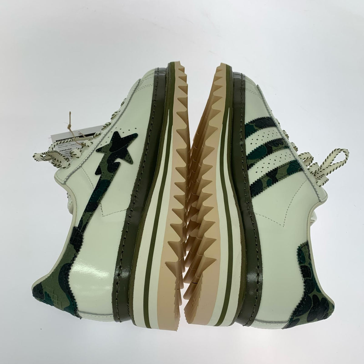 スニーカー A BATHING APE CLOT BAPE SUPERSTAR BY EC 27.5cm (US9 1/2 UK9 EU45) ホワイト