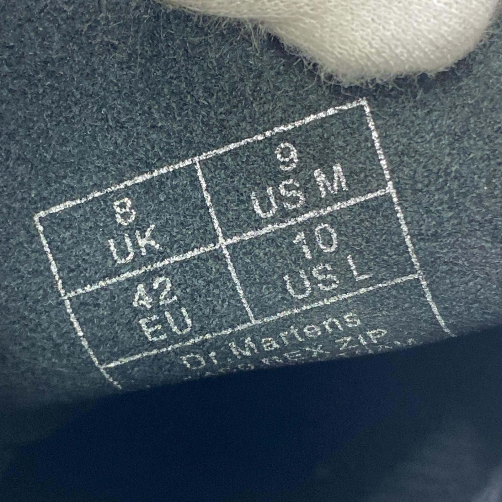 ブーツ 1460 BEX ZIP サイドジップ BLK (UK8) ブラック