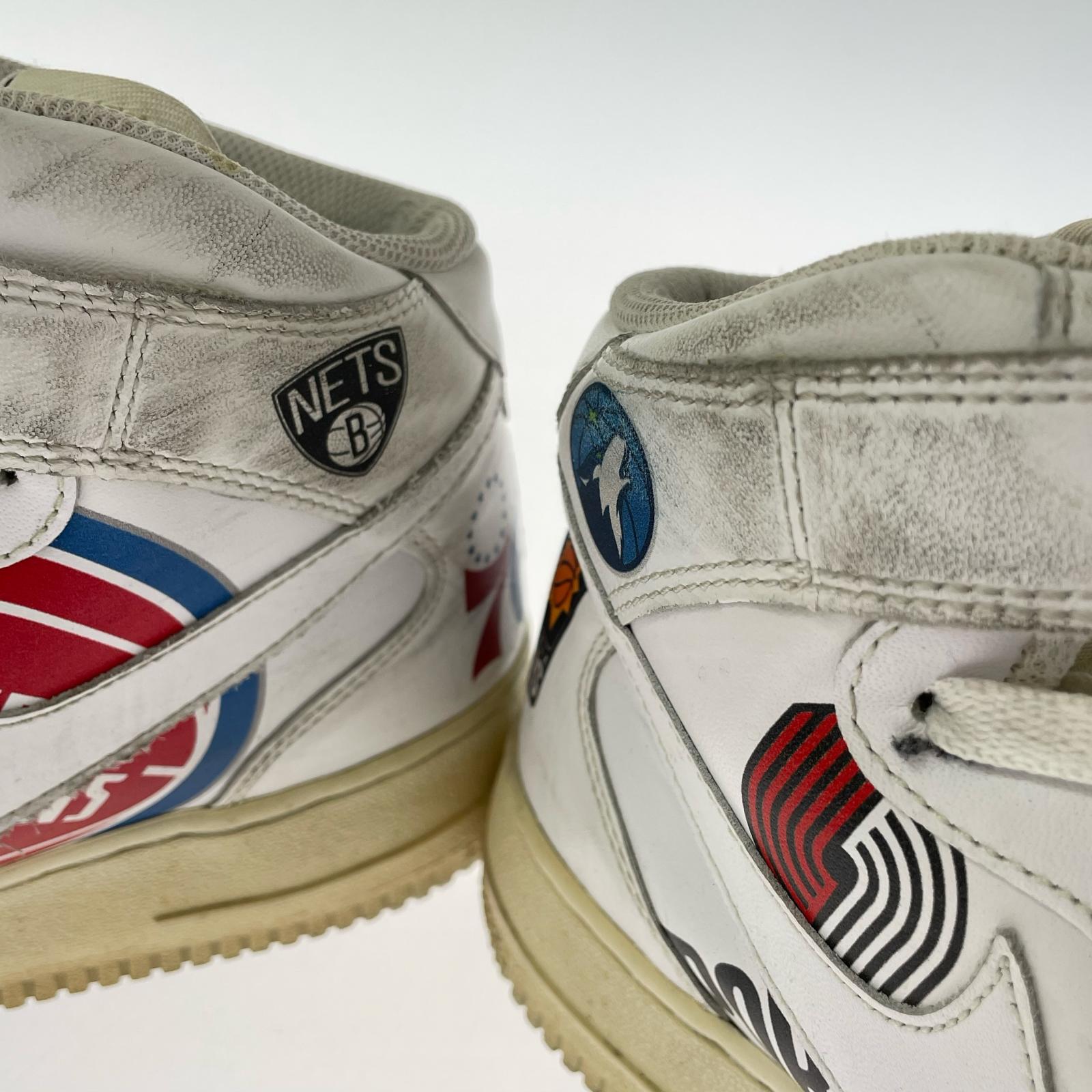 スニーカー ×SUPREME×NBA AIR FORCE 1 MID 07 (28.0) 28cm (US10 UK9 1/2 EU46) ホワイト