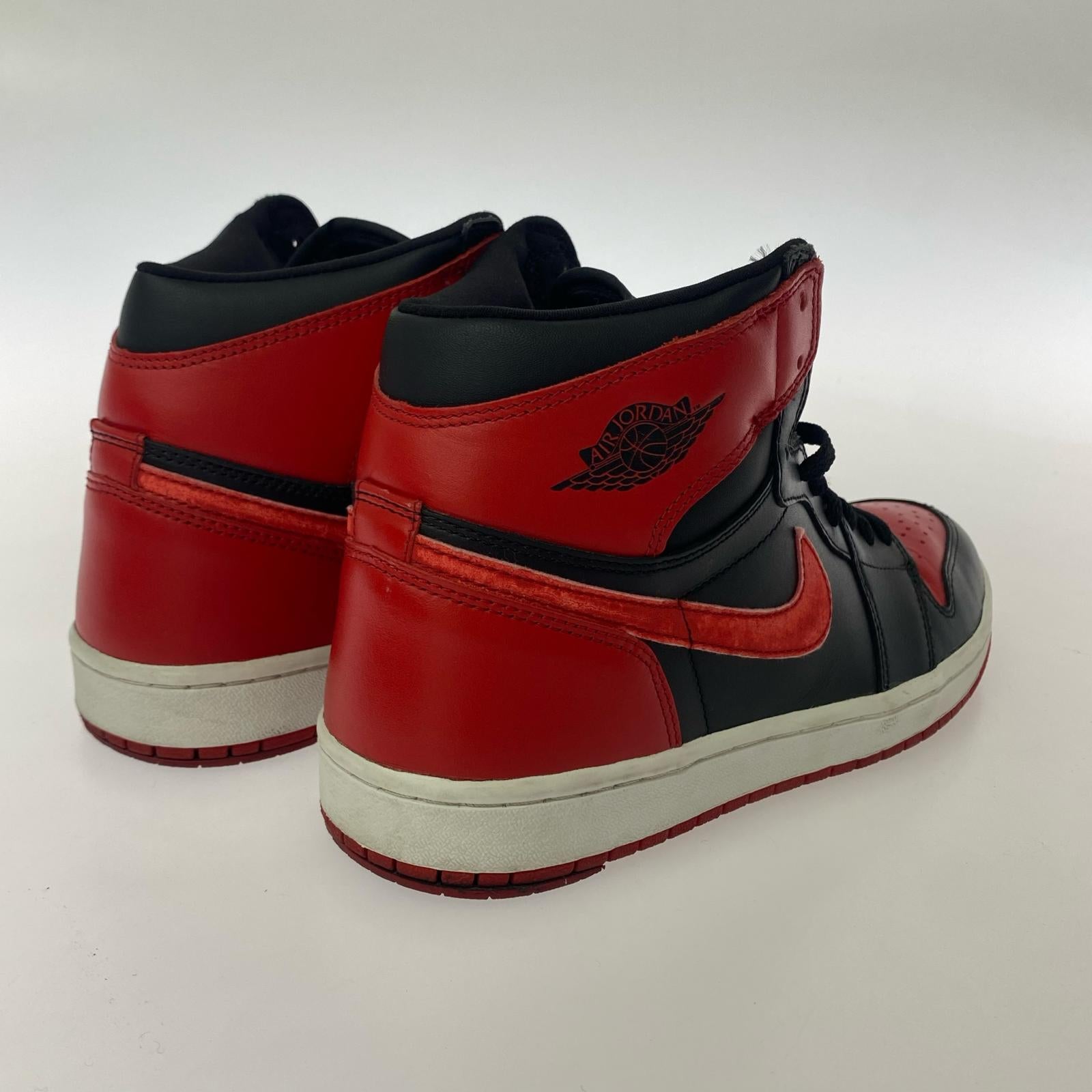 スニーカー AIR JORDAN 1 RETRO BRED 赤 黒 136066 061 28cm (US10 UK9 1/2 EU46)