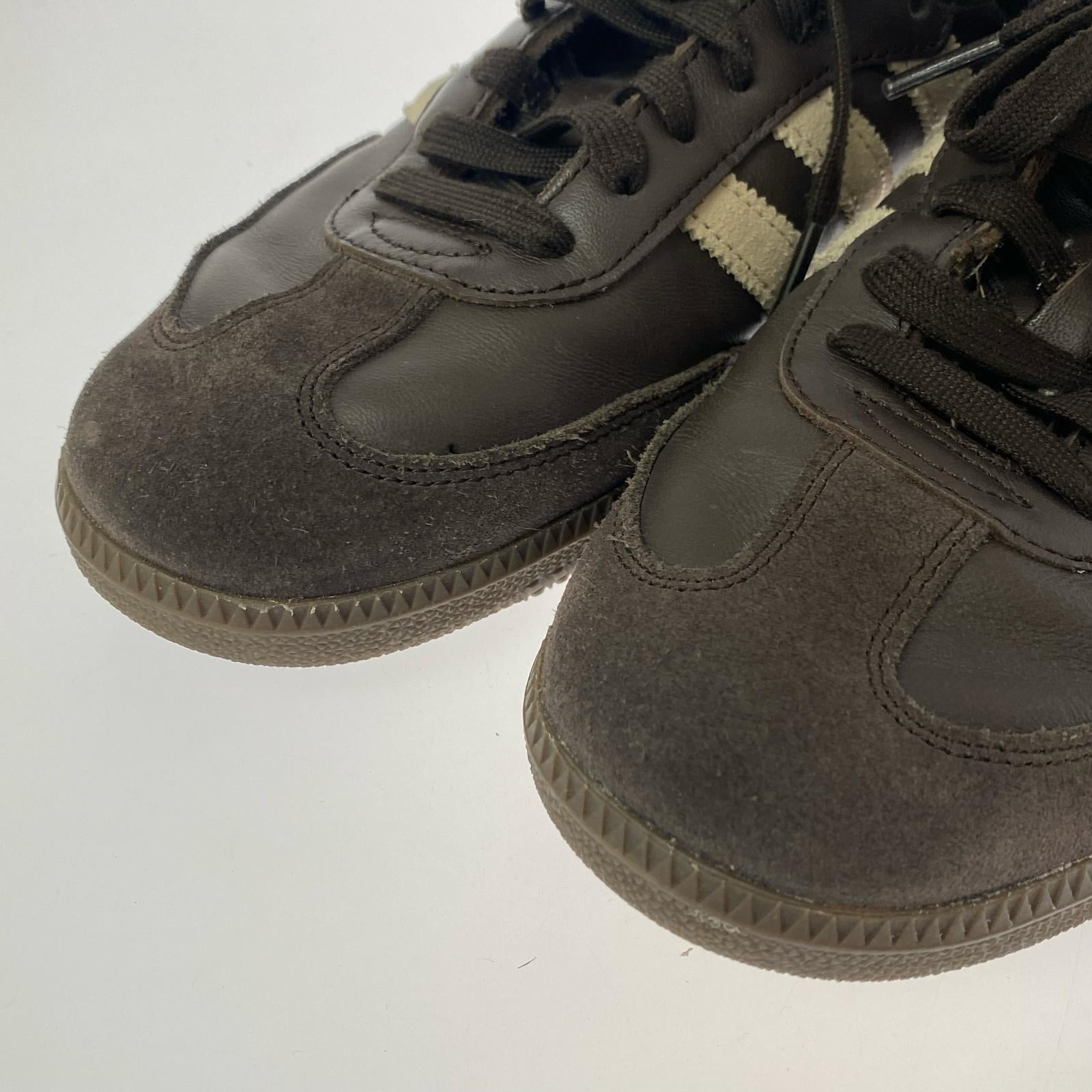 スニーカー SAMBA 茶 27.5