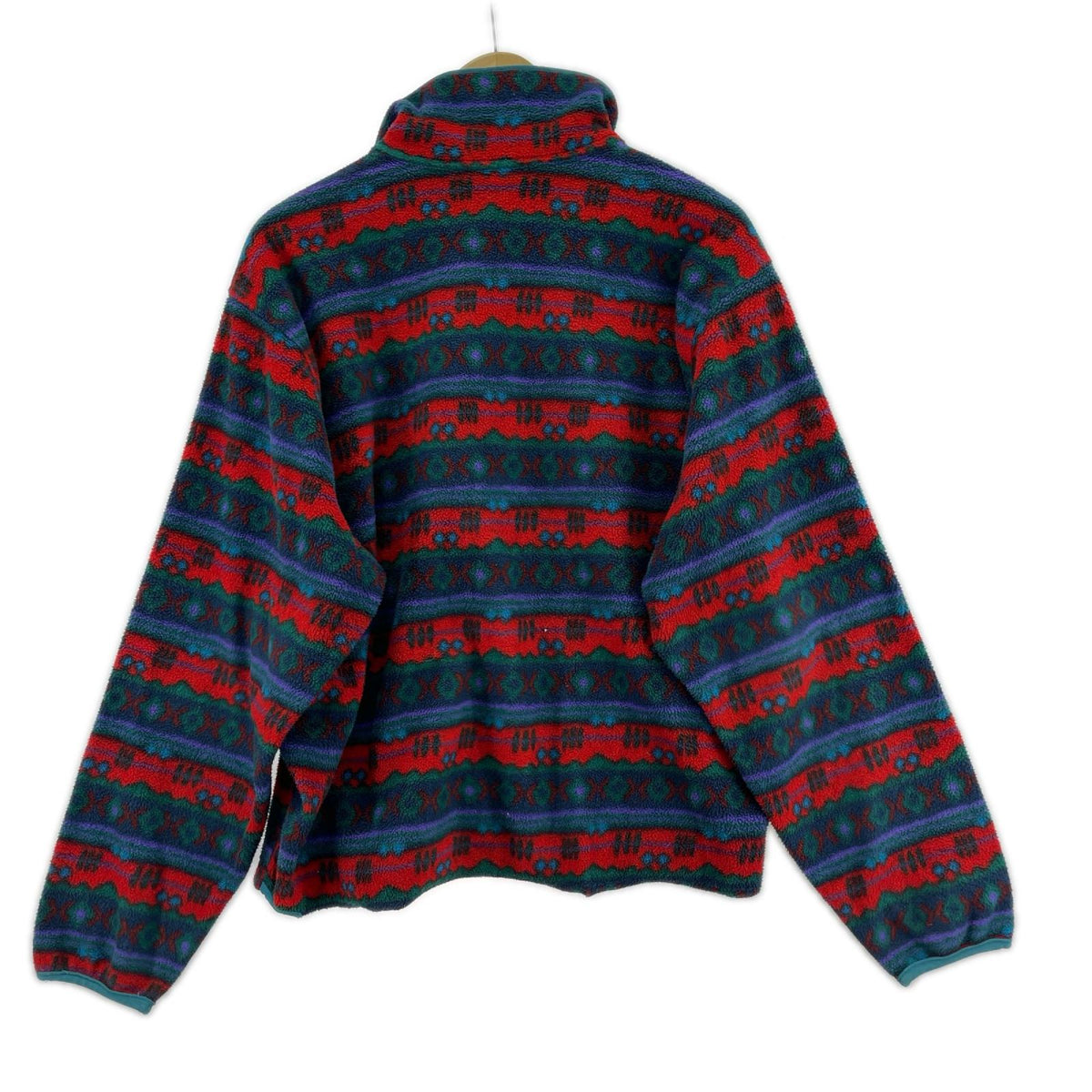 ダウンベスト 90s 青 XL マルチカラー