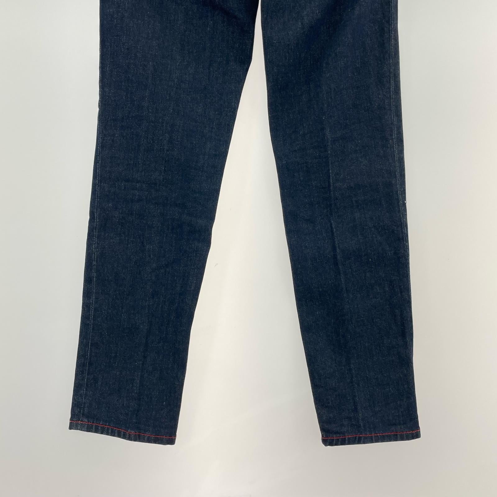 デニムパンツ 20SS Medium Waist Twiggy Cropped Jean 34 ネイビー
