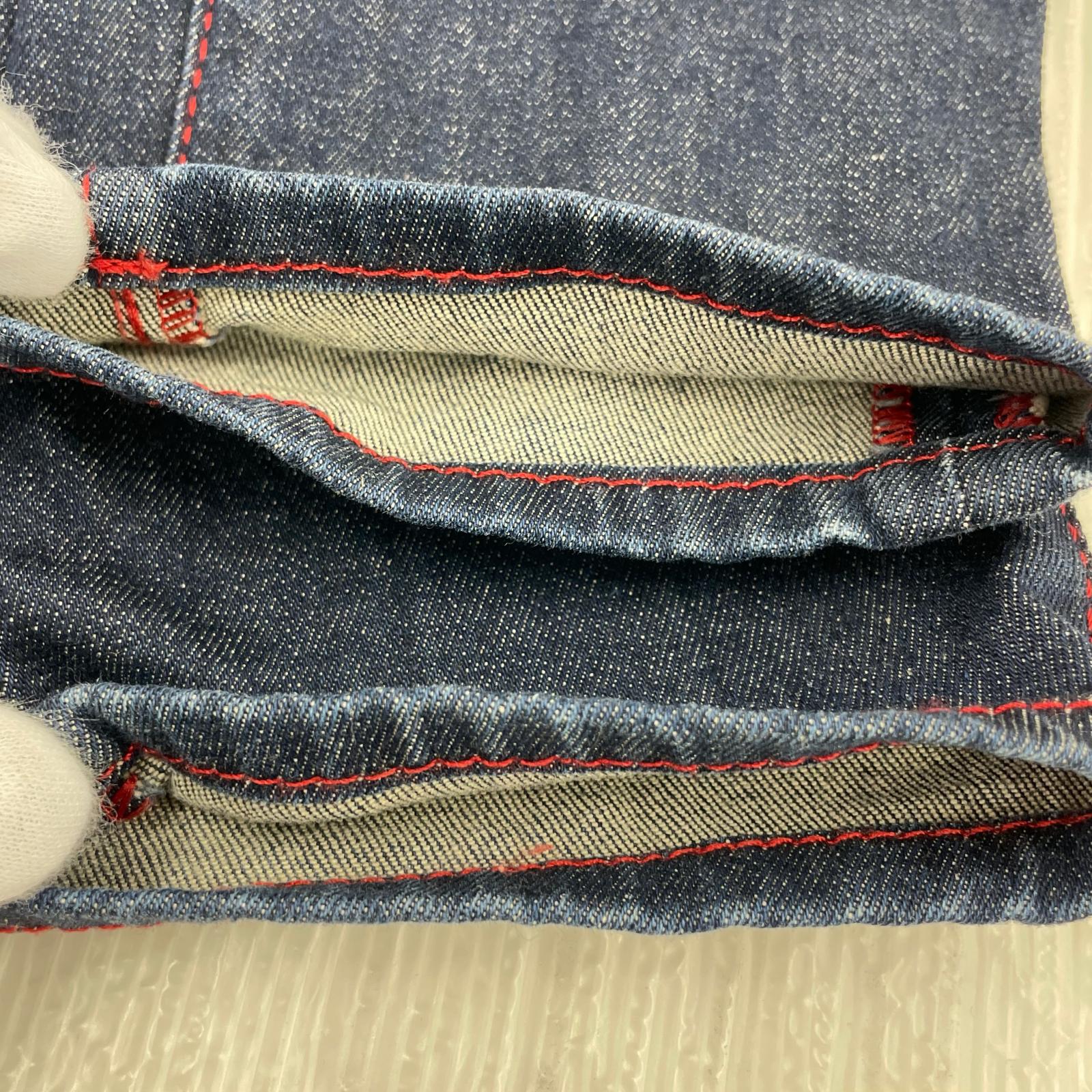デニムパンツ 20SS Medium Waist Twiggy Cropped Jean 34 ネイビー