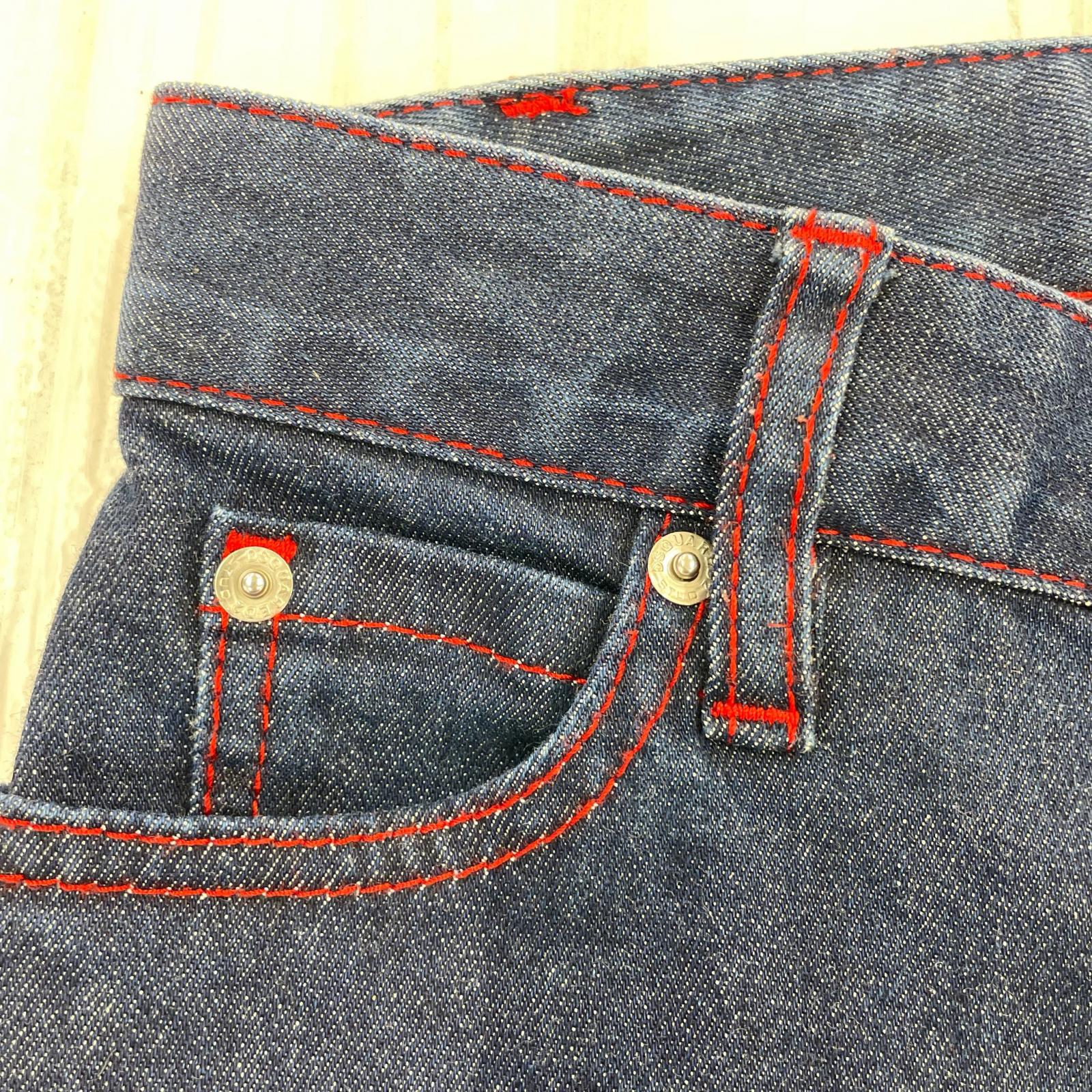 デニムパンツ 20SS Medium Waist Twiggy Cropped Jean 34 ネイビー