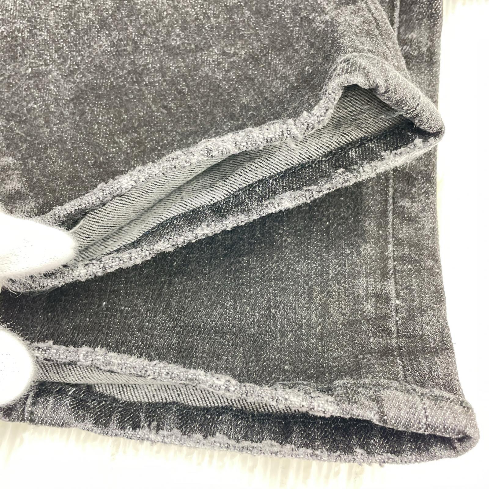 デニムパンツ ブラックデニムパンツ 38 黒 38 ブラック