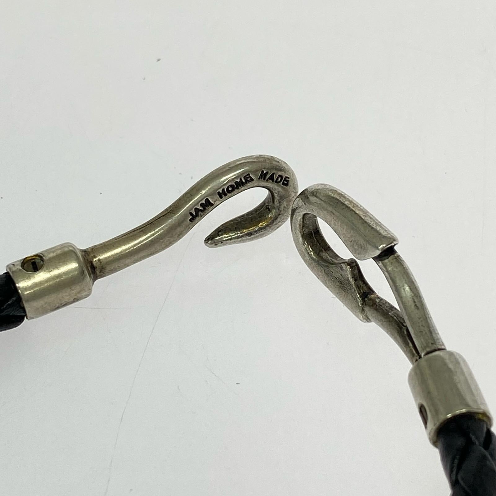 ブレスレット JAME HOME MADE レザーブレスレッド ブラック